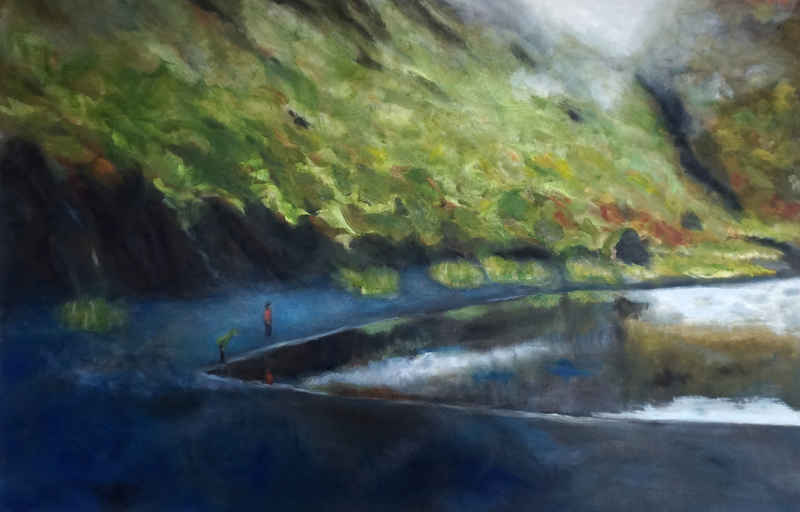 Djúpalónssandur - Oil on canvas - 70x80 cm - 2018 