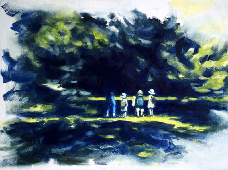 Field Trip - Oil on Canvas - 60x45 cm - 2019 
